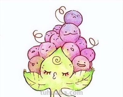 果蔬简笔画拟人娃娃 - 图画吧TUHUABA