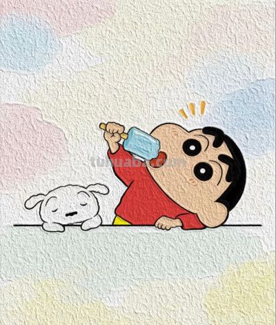 蜡笔小新丨宋瑾一简笔画分享 - 图画吧TUHUABA