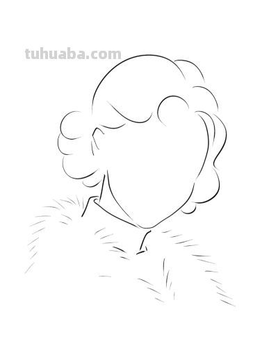 自在小画玉七七简笔画头像分享 - 图画吧TUHUABA