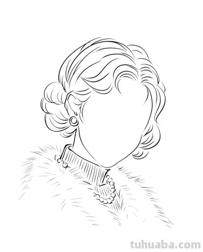 自在小画玉七七简笔画头像分享 - 图画吧TUHUABA