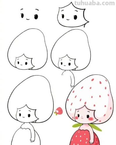 简笔画｜陪孩子简单好学的画画游戏 - 图画吧TUHUABA