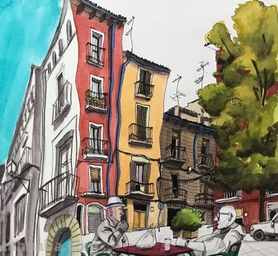 画一张生活，76岁奶奶的画，简单又惊艳！ - 图画吧TUHUABA