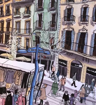 画一张生活，76岁奶奶的画，简单又惊艳！ - 图画吧TUHUABA