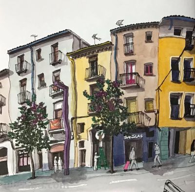 画一张生活，76岁奶奶的画，简单又惊艳！ - 图画吧TUHUABA