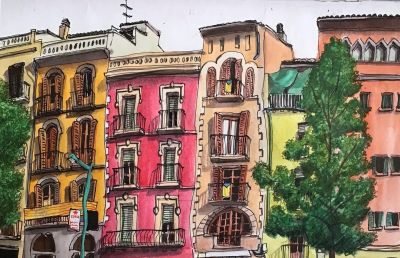 画一张生活，76岁奶奶的画，简单又惊艳！ - 图画吧TUHUABA