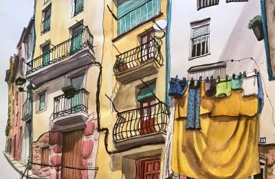 画一张生活，76岁奶奶的画，简单又惊艳！ - 图画吧TUHUABA