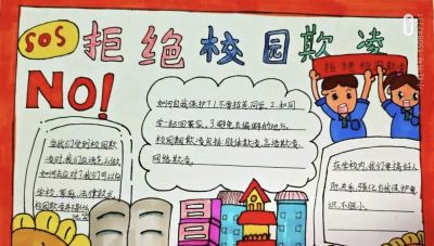 重拳出击，预防欺凌手抄报来一波，几十张随你挑选！ - 图画吧TUHUABA