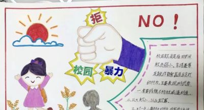 重拳出击，预防欺凌手抄报来一波，几十张随你挑选！ - 图画吧TUHUABA