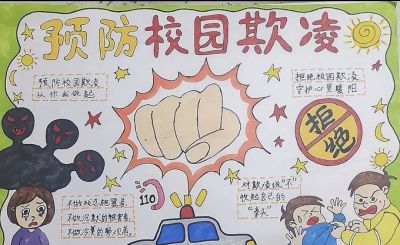 重拳出击，预防欺凌手抄报来一波，几十张随你挑选！ - 图画吧TUHUABA