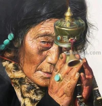 色彩丰富，细腻柔美的彩铅画艺术作品欣赏 - 图画吧TUHUABA