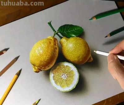 色彩丰富，细腻柔美的彩铅画艺术作品欣赏 - 图画吧TUHUABA