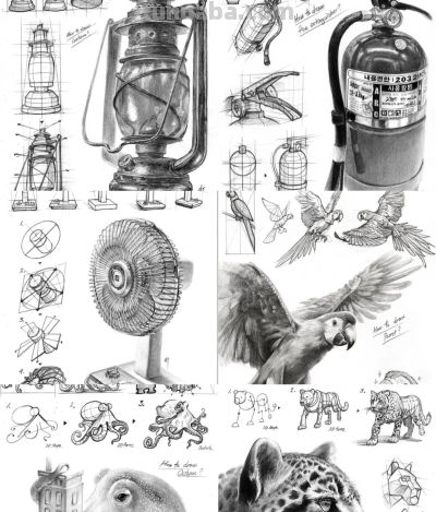 素描是个细致活儿，还真是急不得 - 图画吧TUHUABA