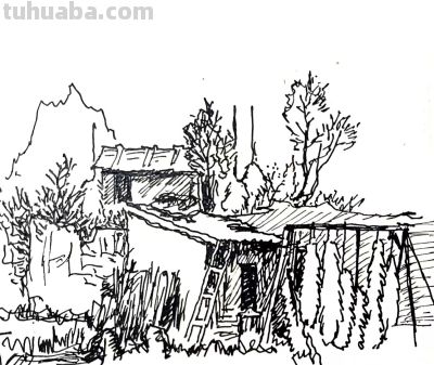 孟潮 ||速写作品欣赏 - 图画吧TUHUABA