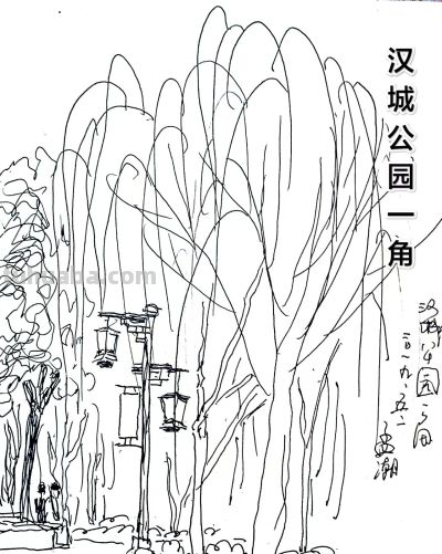 孟潮 ||速写作品欣赏 - 图画吧TUHUABA