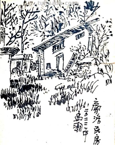 孟潮 ||速写作品欣赏 - 图画吧TUHUABA