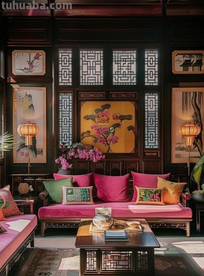 软装知识：装修主题色彩之“红色”的运用 - 图画吧TUHUABA