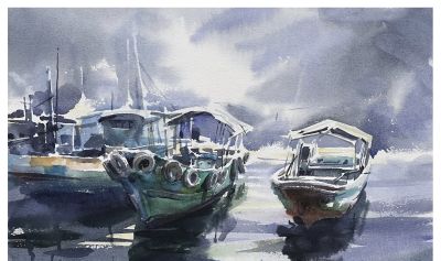 邓小山2025水彩写生新作亮相：古桥、老树、城墙里的诗意中国 - 今日头条