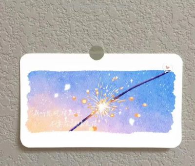 水彩小风景 - 图画吧TUHUABA