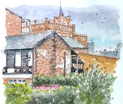 “烟火气”的路人水彩速写，非常的喜欢 - 图画吧TUHUABA