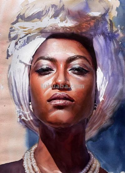 他闭门深造9年水彩，光影十足，质感一绝，水中女人美到冒泡！ - 图画吧TUHUABA