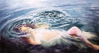 他闭门深造9年水彩，光影十足，质感一绝，水中女人美到冒泡！ - 图画吧TUHUABA