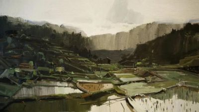 白羽平风景油画作品集 - 图画吧TUHUABA