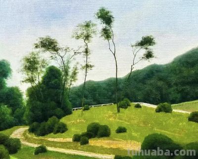 姜向东风景油画作品集 - 图画吧TUHUABA
