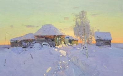 21幅 风格清新的雪景油画 | Ivetta Lokhmatova - 图画吧TUHUABA