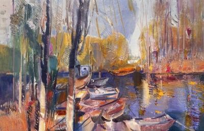 管朴学 2025油画作品欣赏 - 图画吧TUHUABA