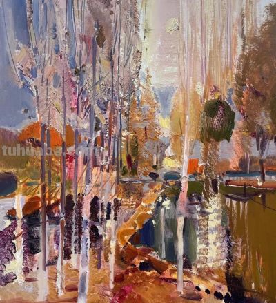 管朴学 2025油画作品欣赏 - 图画吧TUHUABA