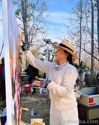 管朴学 2025油画作品欣赏 - 图画吧TUHUABA