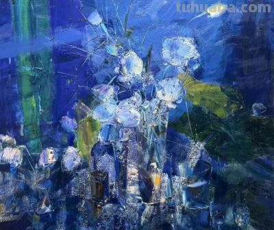 管朴学 2025油画作品欣赏 - 图画吧TUHUABA