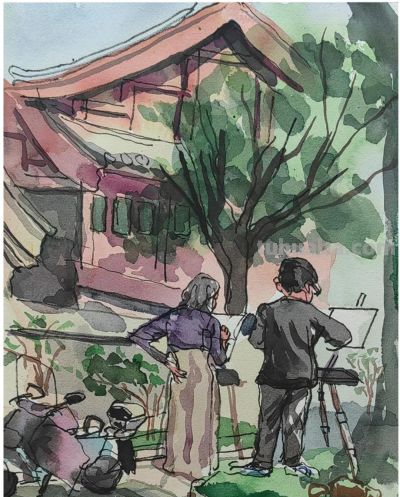 好看！这些速写精品，每一张都和东城有关 - 图画吧TUHUABA