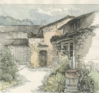 这届学生太牛了！【下乡速写作品欣赏】 - 图画吧TUHUABA