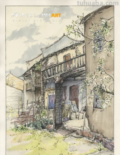 这届学生太牛了！【下乡速写作品欣赏】 - 图画吧TUHUABA