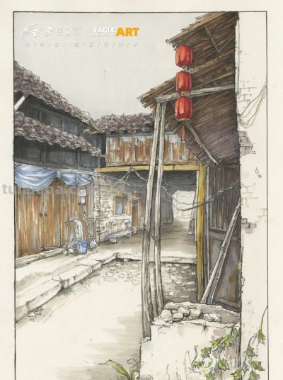 这届学生太牛了！【下乡速写作品欣赏】 - 图画吧TUHUABA