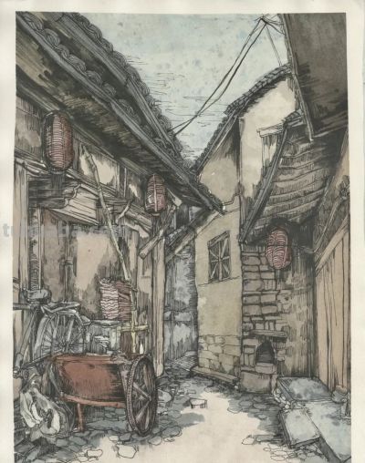 这届学生太牛了！【下乡速写作品欣赏】 - 图画吧TUHUABA