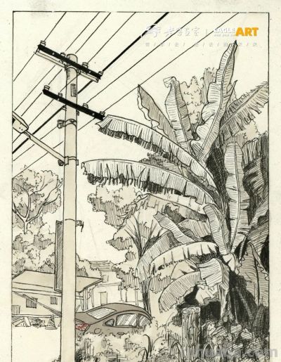 这届学生太牛了！【下乡速写作品欣赏】 - 图画吧TUHUABA