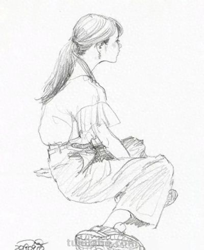 人物速写作品 - 今日头条