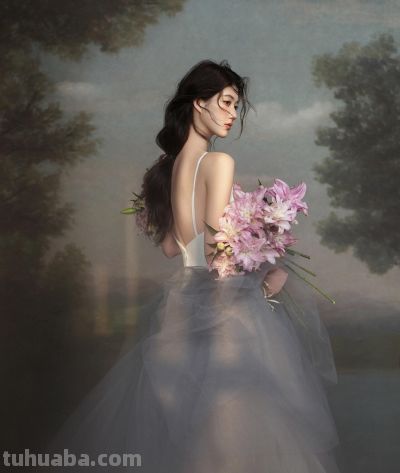 一起来感受油画风婚纱摄影 - 图画吧TUHUABA