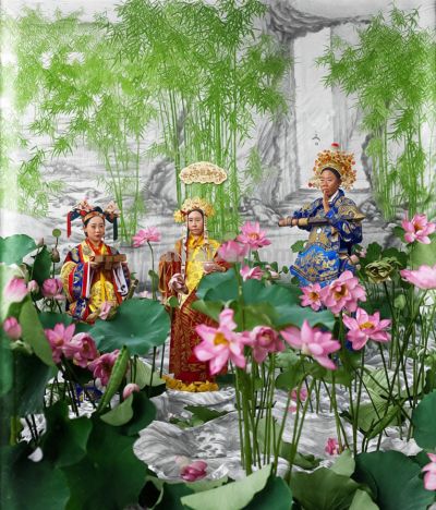 勋龄镜头下的宫廷cosplay：慈禧“救苦救难”幻象的最后华章 - 图画吧TUHUABA