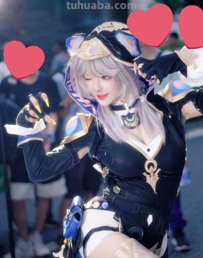 日本小姐姐cos《崩铁》赛飞儿 性感猫娘直击心灵 - 图画吧TUHUABA