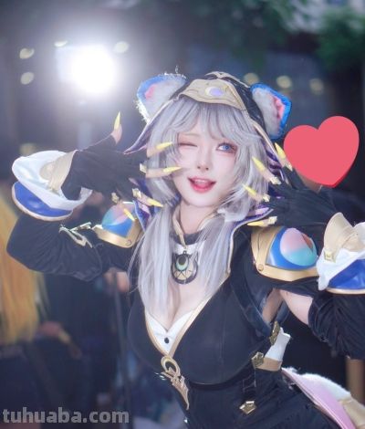 日本小姐姐cos《崩铁》赛飞儿 性感猫娘直击心灵 - 图画吧TUHUABA