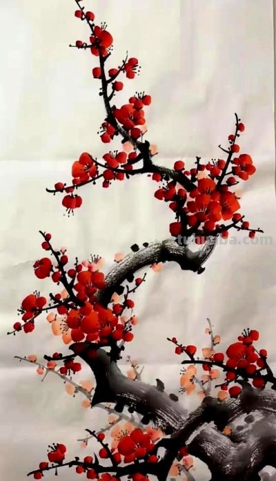 原来画好梅花这么简单！教程细腻到连新手都能懂 - 图画吧TUHUABA