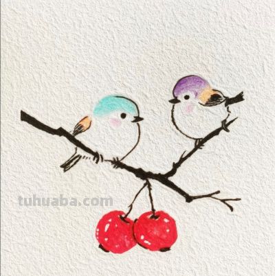 可爱的鸟儿丨燕子简笔画分享 - 今日头条