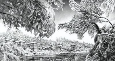 这铅笔画堪比黑白摄影！太强大啦！ - 图画吧TUHUABA