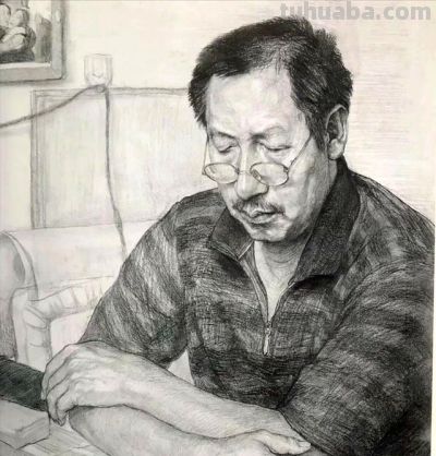 考前素描天花板 贺亮的素描头像，扎实与温度兼具 央美素描第一名 - 图画吧TUHUABA