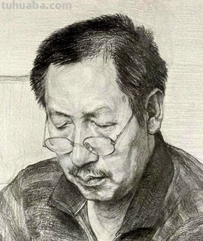 考前素描天花板 贺亮的素描头像，扎实与温度兼具 央美素描第一名 - 图画吧TUHUABA