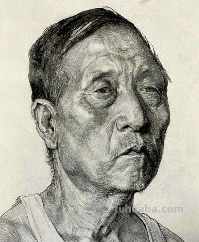 考前素描天花板 贺亮的素描头像，扎实与温度兼具 央美素描第一名 - 图画吧TUHUABA