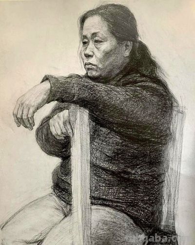 考前素描天花板 贺亮的素描头像，扎实与温度兼具 央美素描第一名 - 图画吧TUHUABA